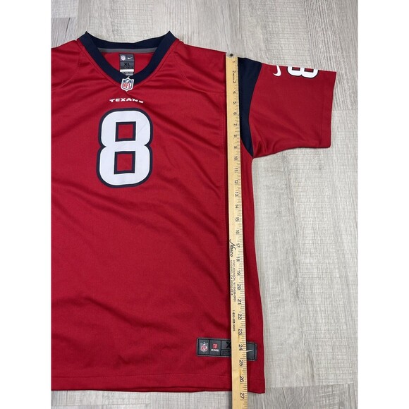 NIKE ON FIELD NFL FOOTBALL HOUSTON TEXANS 8 MATT SCHAUB JERSEY Youth XL (T) - Picture 6 of 8